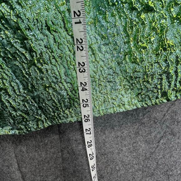 Dolls Kill Amylynn Sara Mini Dress M Green Brocade Bandeau Strapless Party NEW - Picture 7 of 14